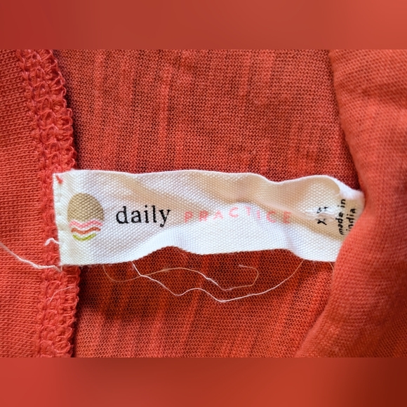 Daily Practice by Anthropologie Rosewood Midi Cotton Dress Size XS - Picture 12 of 13